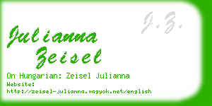 julianna zeisel business card